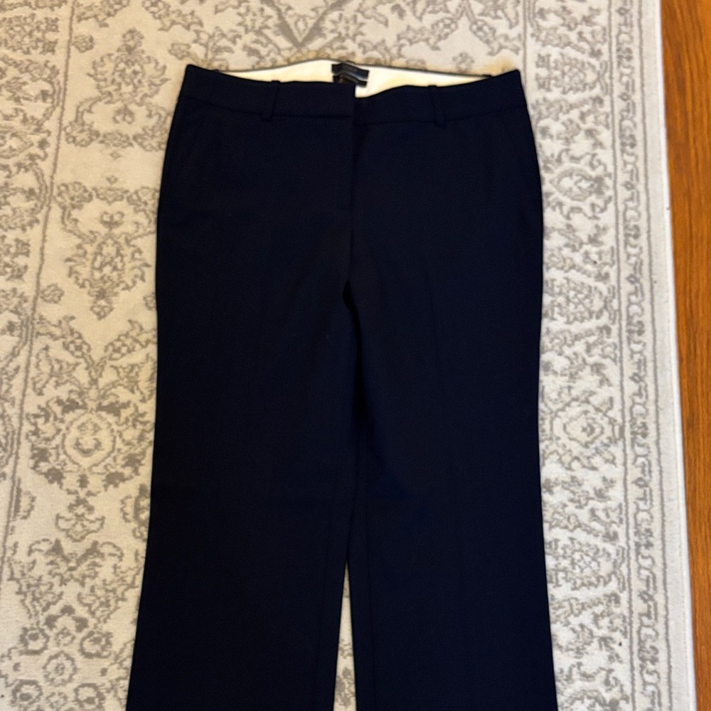 NWOT J Crew Navy Women's wool trouser Pants